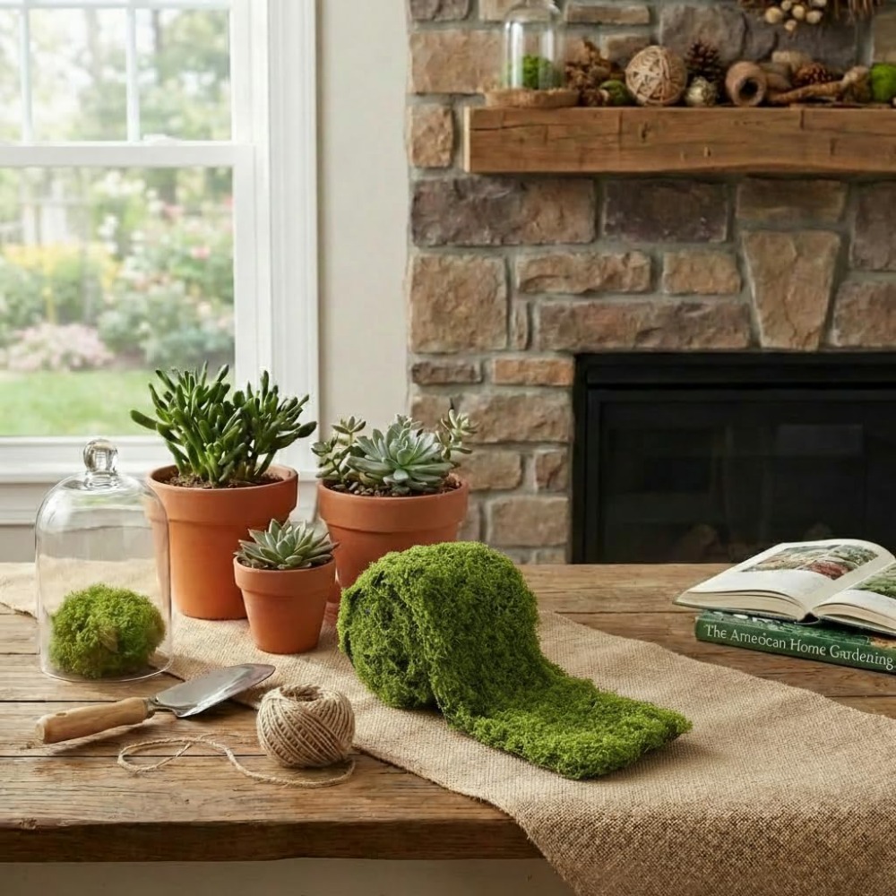 Fake Moss Mat,Artificial Moss  - огляд і ціна Terrarium Moss Art