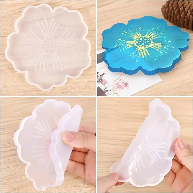 diy sakura shaped silicone res - огляд і ціна Geode Mold Silicone