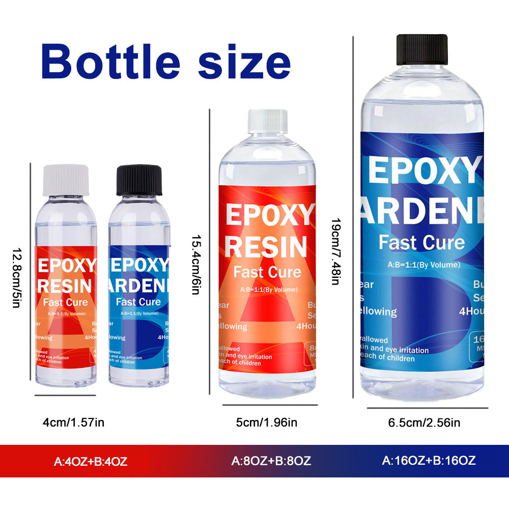 Clear Epoxy Resin Kit 8oz/16oz - огляд і ціна Resin Jewelry Kit