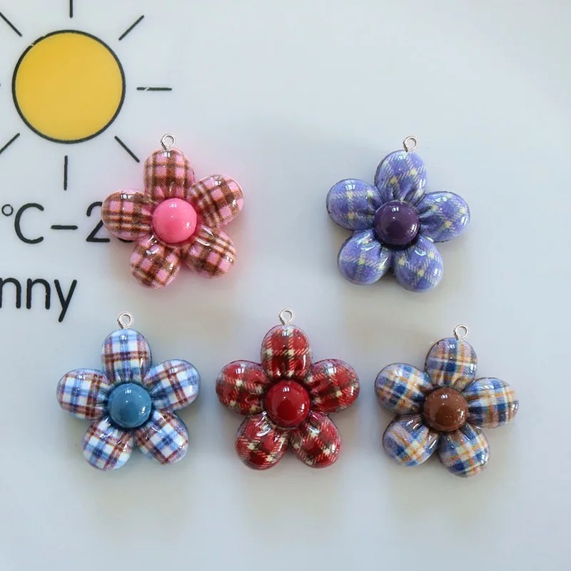 10Pcs Sweet Flower Planar Resi - огляд і ціна Resin Craft Material