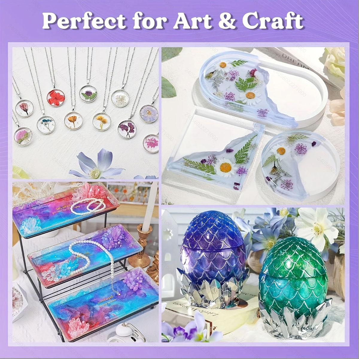 125ml/250ml Crystal Clear Cast - огляд і ціна Resin Jewelry Kit
