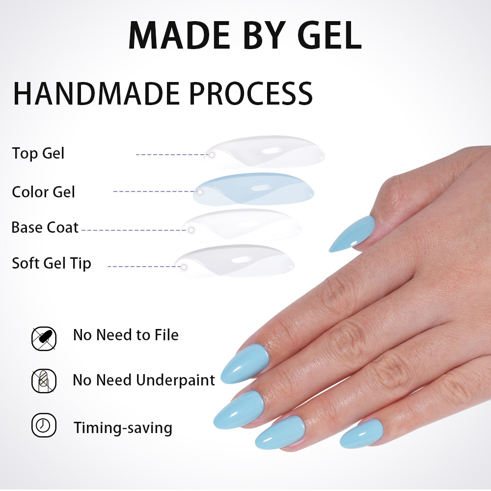 VITAGWX 32pcs Press on Nails A - огляд і ціна Resin Craft Material