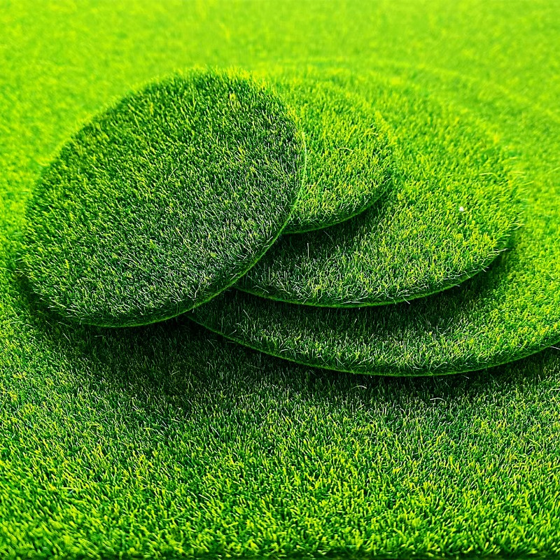 5/10Pcs Round Artificial Moss  - огляд і ціна Terrarium Moss Art
