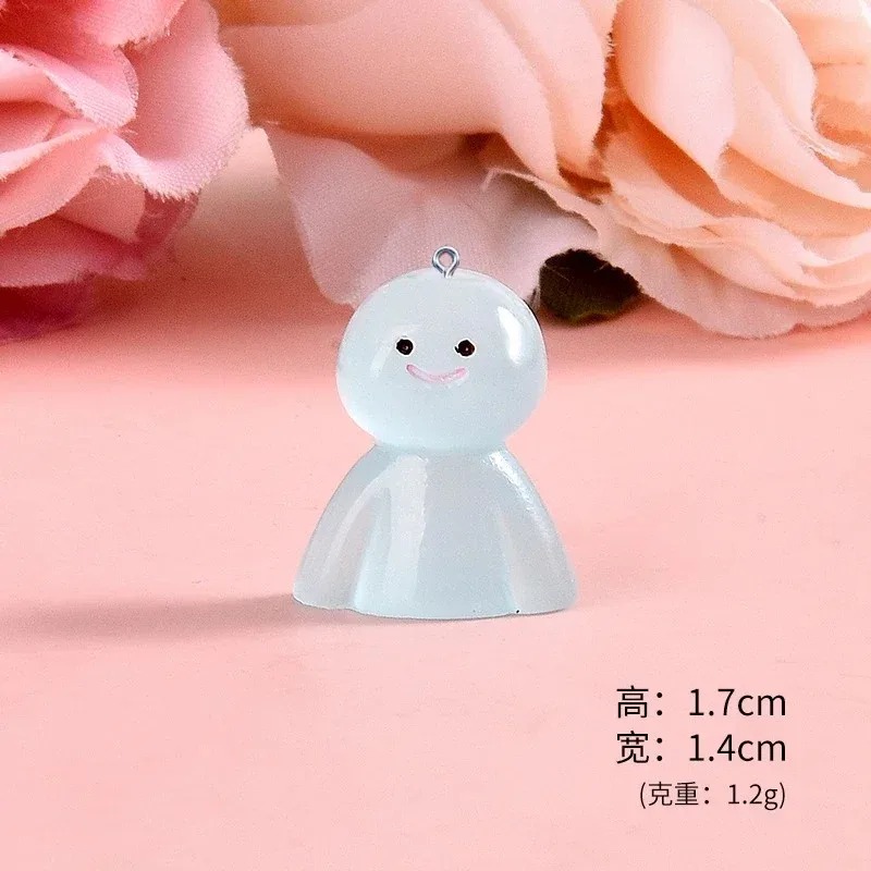 10Pcs Glow In Dark Cartoon Dol - огляд і ціна Resin Crafts Diy