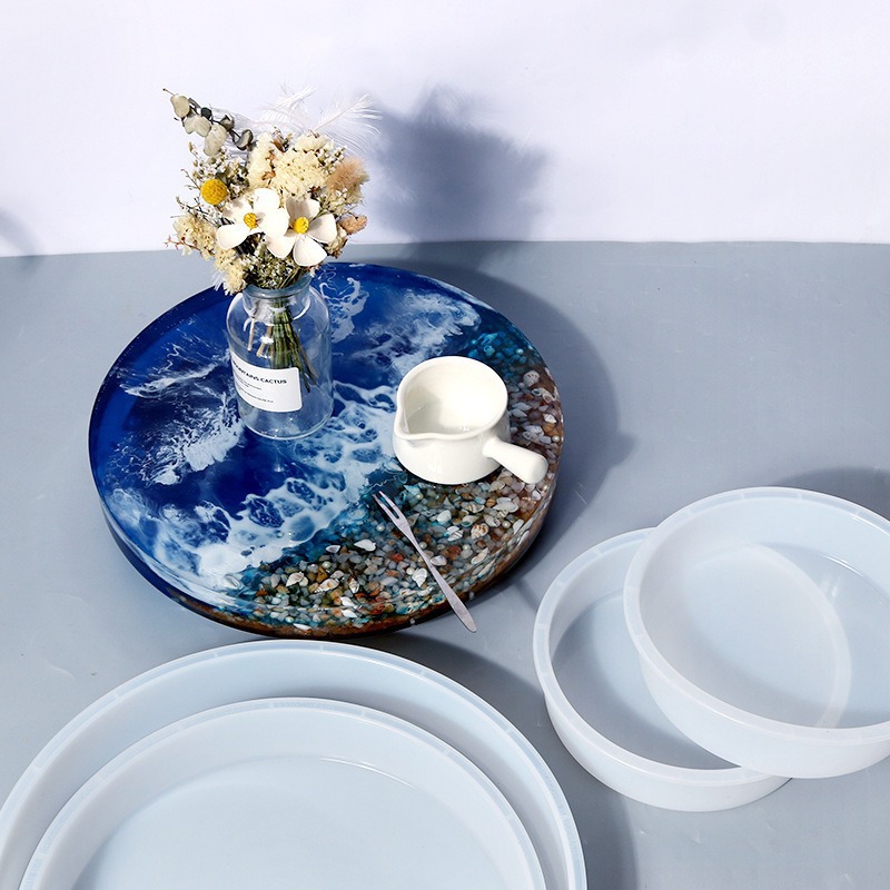 Round Epoxy Table Resin Molds, - огляд і ціна Coaster Mold Round