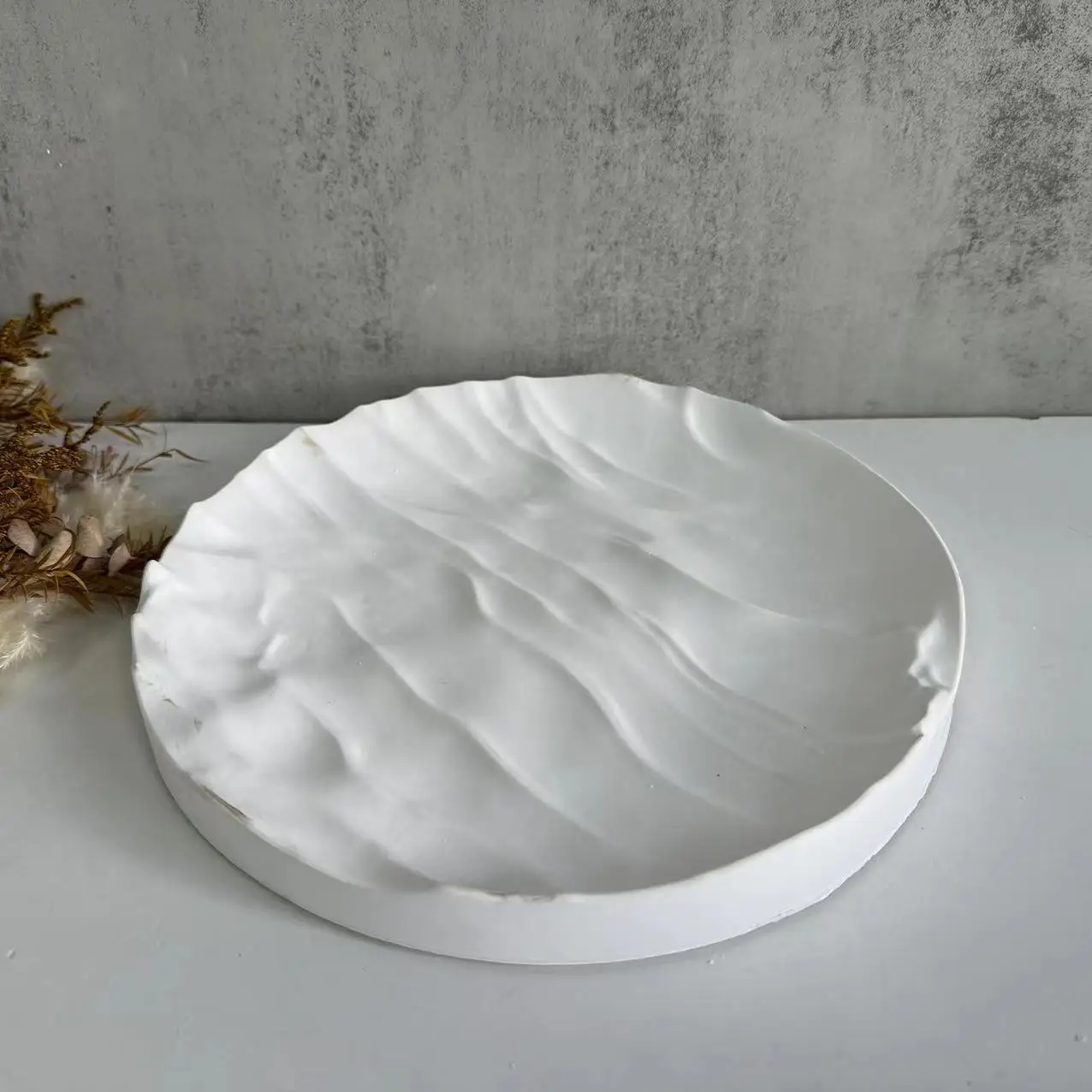 Irregular Ocean Waves Large Ro - огляд і ціна Coaster Mold Round