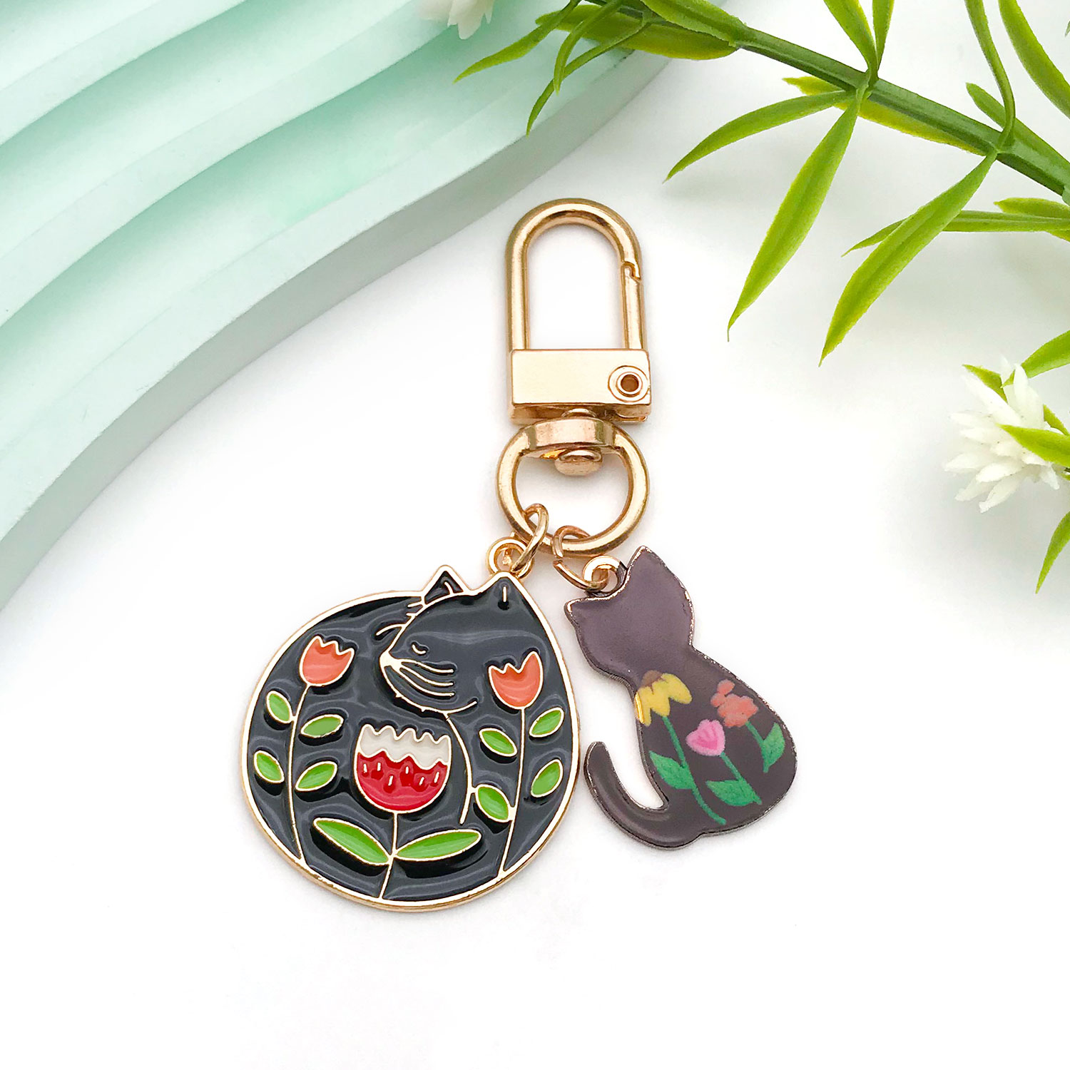 5/10pcs Resin Popular Cat Char - огляд і ціна Resin Craft Material