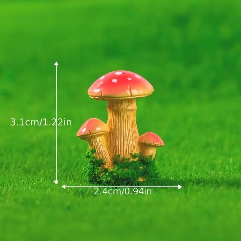 1 Set of 3pcs Artificial Mushr - огляд і ціна Terrarium Moss Art