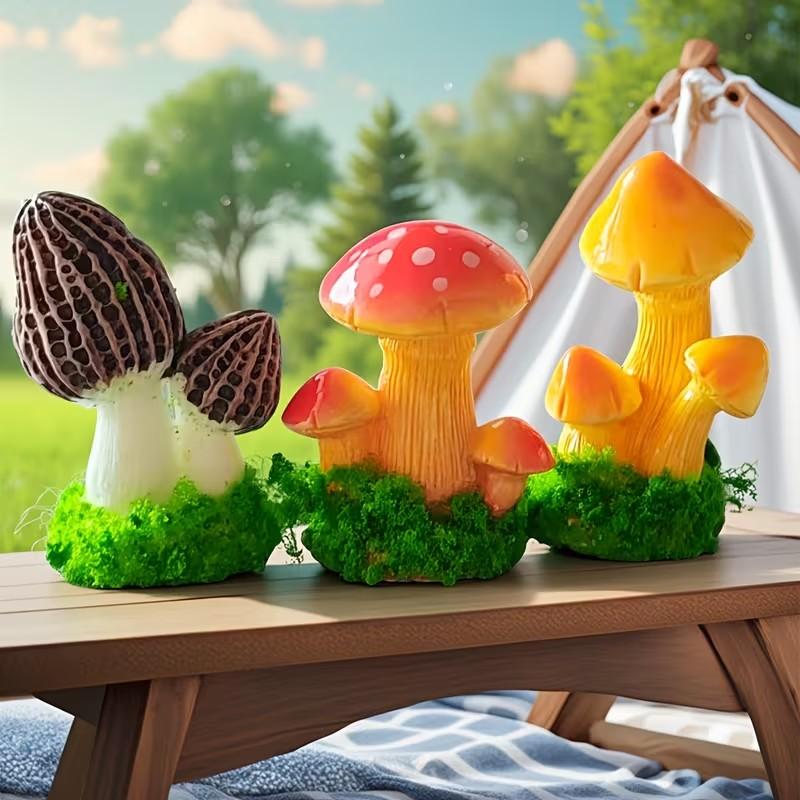 1 Set of 3pcs Artificial Mushr - огляд і ціна Terrarium Moss Art