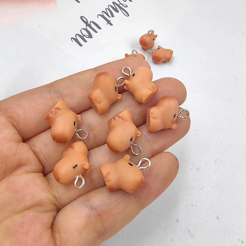 10pcs Cute Small Capybara Char - огляд і ціна Resin Crafts Diy
