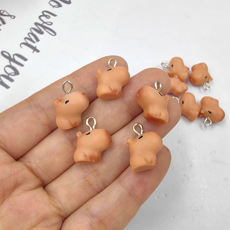 10pcs Cute Small Capybara Char - огляд і ціна Resin Crafts Diy