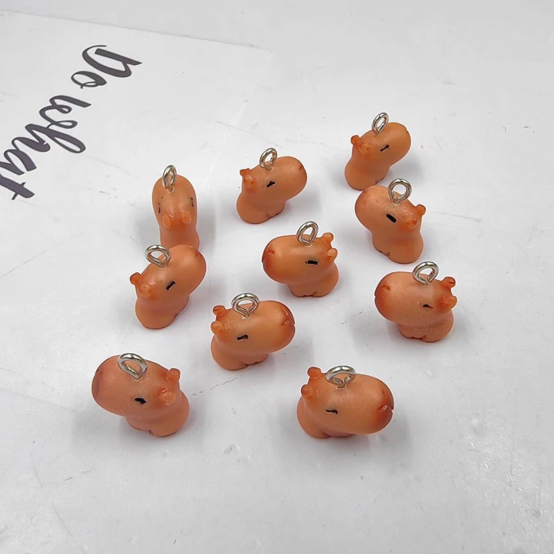 10pcs Cute Small Capybara Char - огляд і ціна Resin Crafts Diy