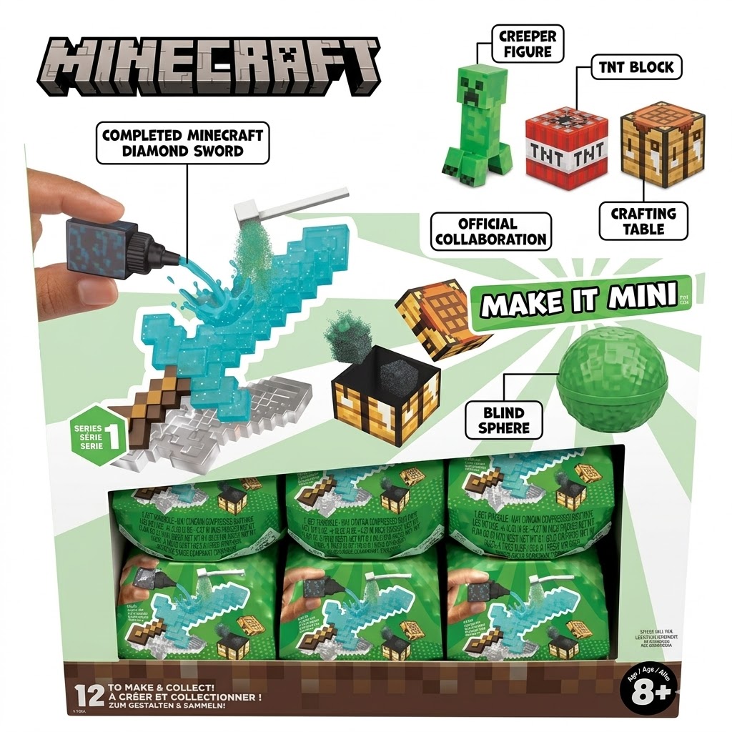 Original MGA Miniverse Minecra - огляд і ціна Resin Crafting Minecraft