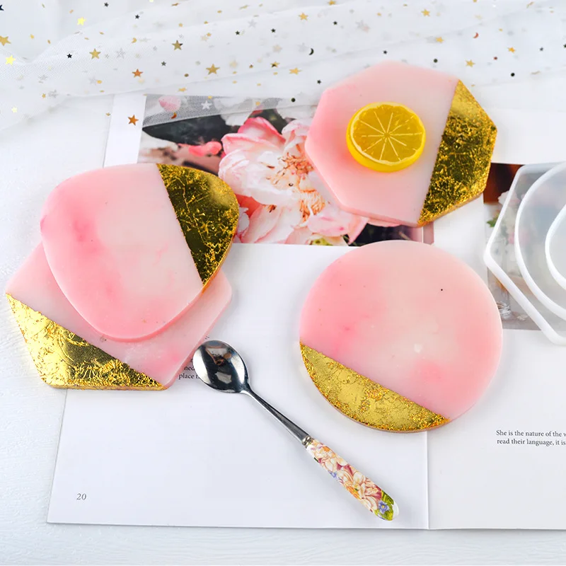 Multi-style Geometric Coaster  - огляд і ціна Coaster Mold Round