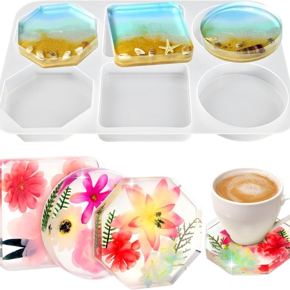 Creative Coasters Silicone Mol - огляд і ціна Coaster Mold Round