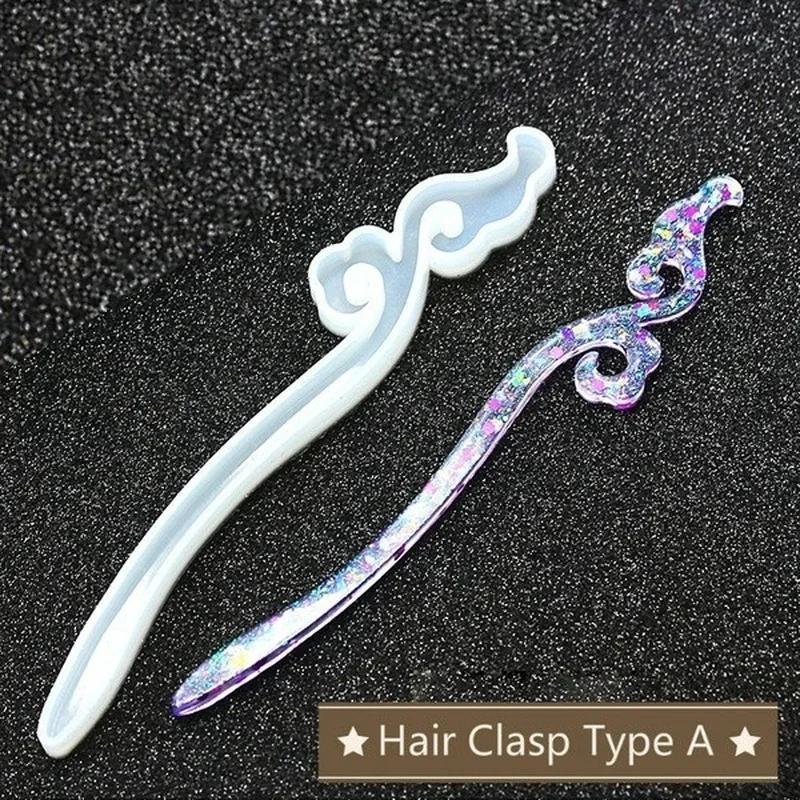 New Transparent Hairpin Silico - огляд і ціна Resin Craft Material