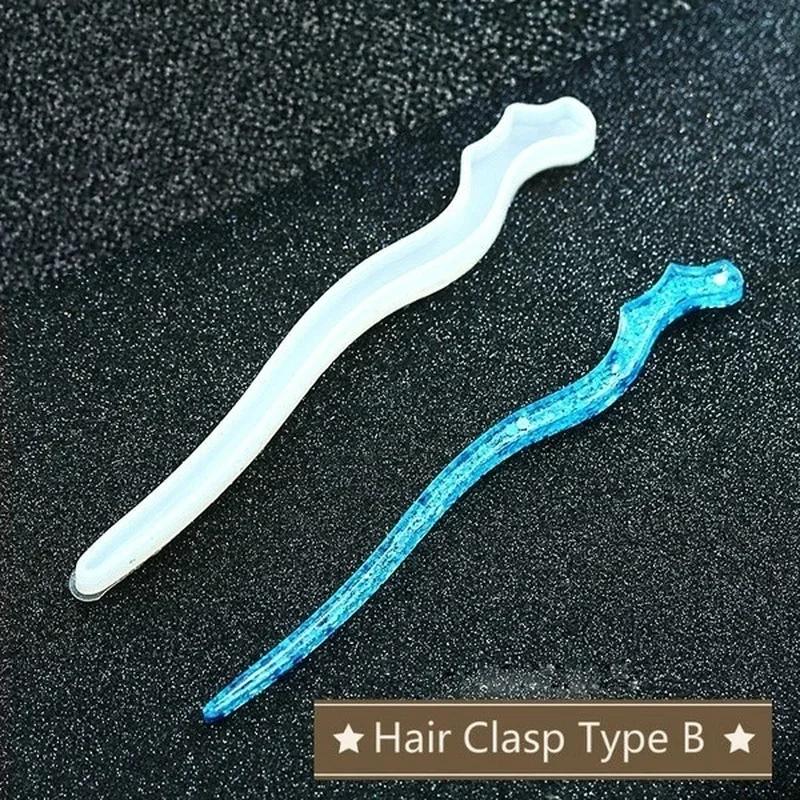 New Transparent Hairpin Silico - огляд і ціна Resin Craft Material
